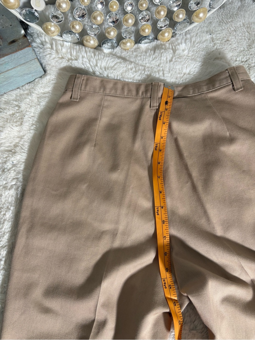 NWOT Northern Reflections Straight Leg Cotton Pants – Taupe – Size 6 - Picture 7 of 10